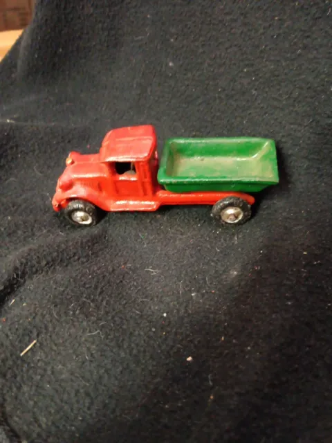 Cast Iron Dumptruck Vintage Toy