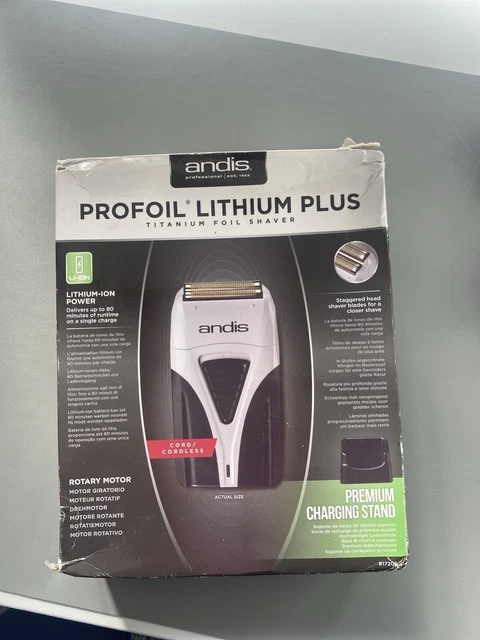 Andis ProFoil Lithium Plus, Grey and Black * adapter faulty parts