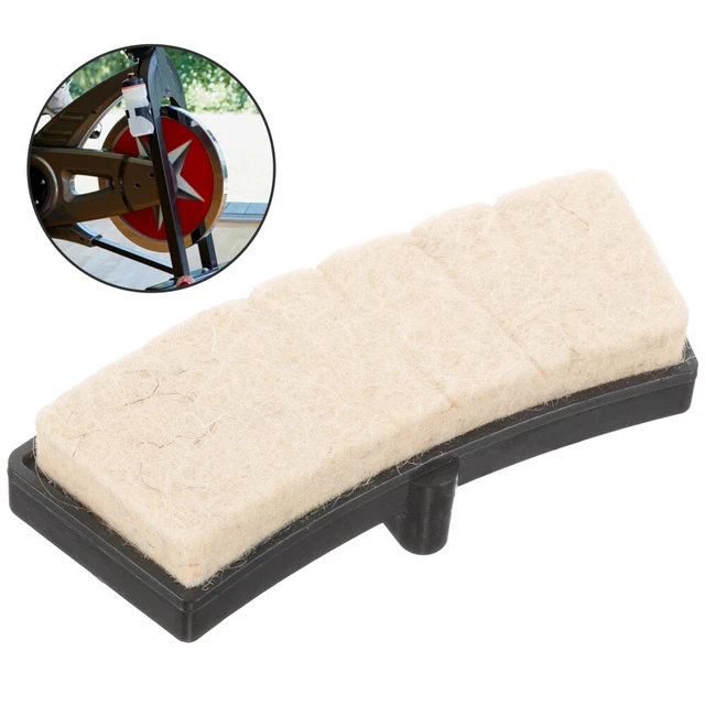 1 par de pastillas de freno de ejercicio pastillas de freno de ciclismo alfombrilla de freno de fieltro bicicleta ejercicio