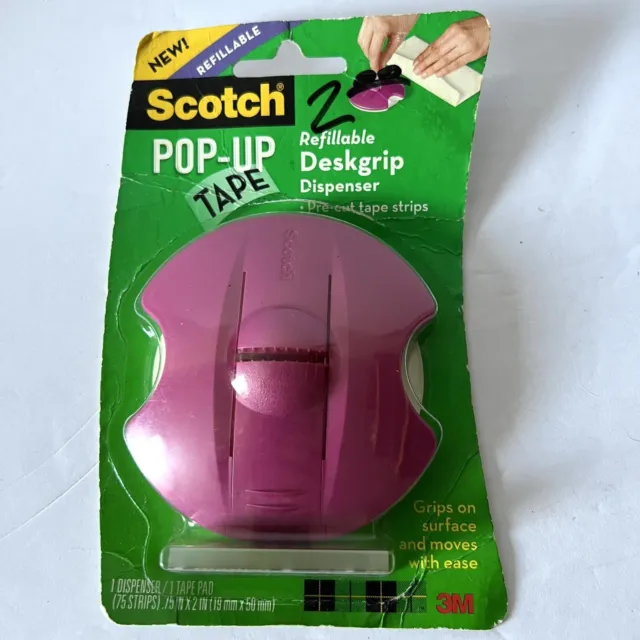 Etspolt Tape Dispenser Acrylic Tape Dispenser Desk Marble Pink