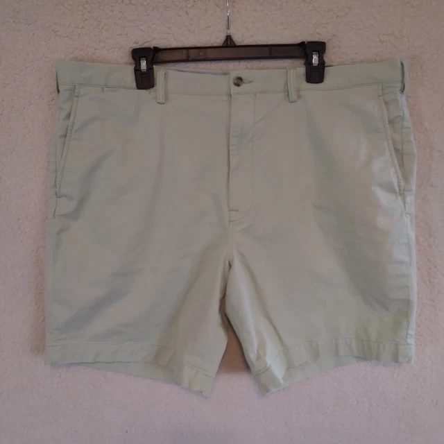 Polo Ralph Lauren Shorts Mens 42 Green Chino Stretch Classic Fit Preppy Pony
