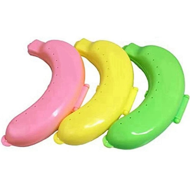 Bananenetui, SüßE Bananenschutz-Aufbewahrungsbox, Tragbarer Bananenhalter f E4T8