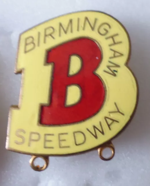 BIRMINGHAM SPEEDWAY Enamel Pin Badge W REEVES