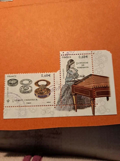 2015 - France Yt N° 4997 & 4998 Obliteres Cachet Ronds