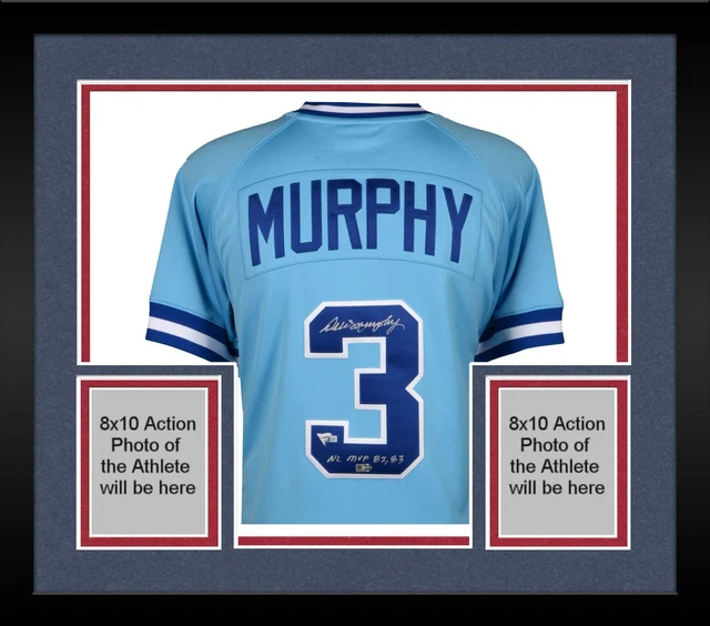 FRMD Dale Murphy Braves Signed Mitchell & Ness 1982 Jersey w/NL MVP 82/83 Insc