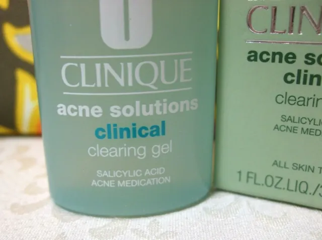 Clinique Acne Solutions Clinical Clearing Gel 1 fl. oz. FS New in Box $33 Value 2
