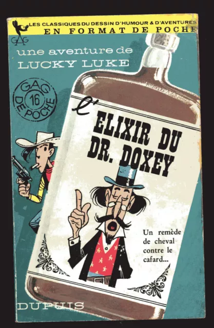 Morris: Lucky Luke. L'elixir Du Dr Doxley Gag De Poche N°16. Dupuis.
