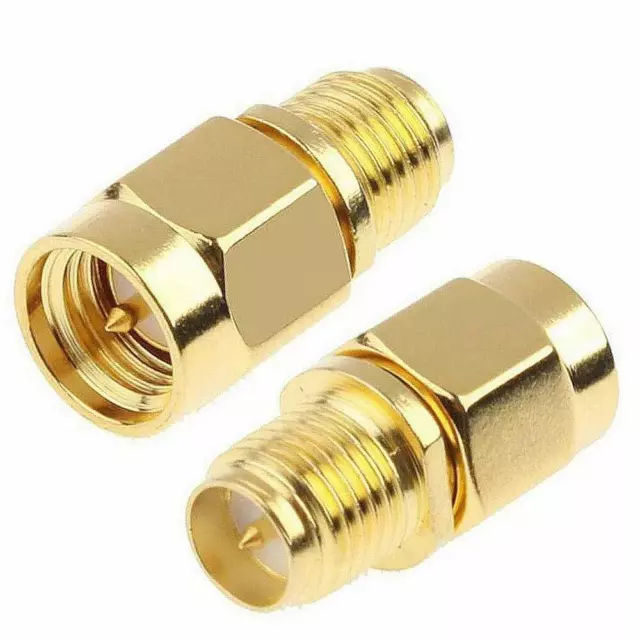 SMA male to RP-female Adapter WiFi Antenna LAN WiMax VTS RF Coax Jack Connector