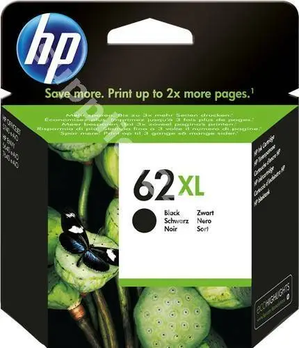 ORIGINAL HP Cartuccia d'inchiostro nero C2P05AE 62 XL ~600 PAGINE