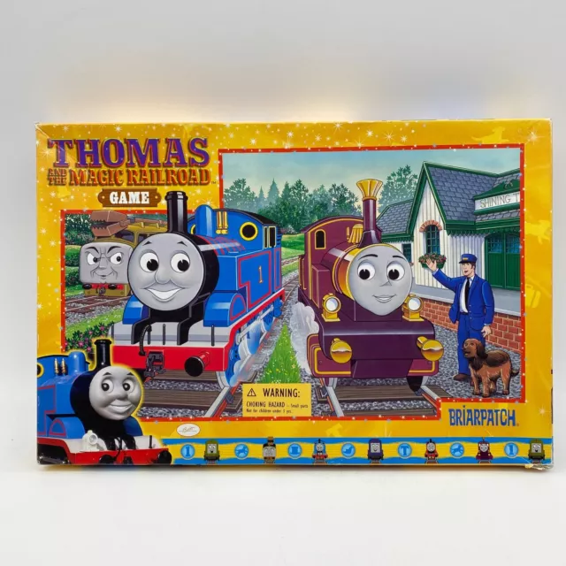 THOMAS AND THE Magic Railroad Game COMPLETE Briarpatch 2000 Trains ...