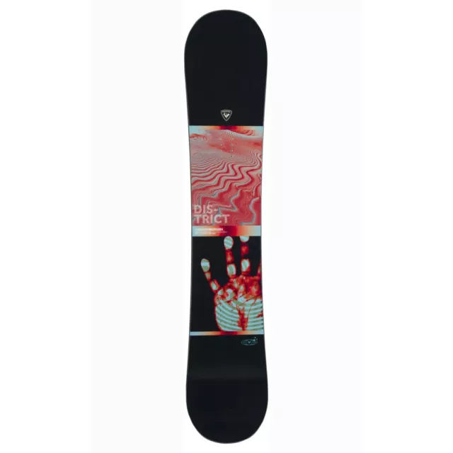 Tabla de Snowboard District Infrablack + Fijaciones ROSSIGNOL Battle Negro/Azul