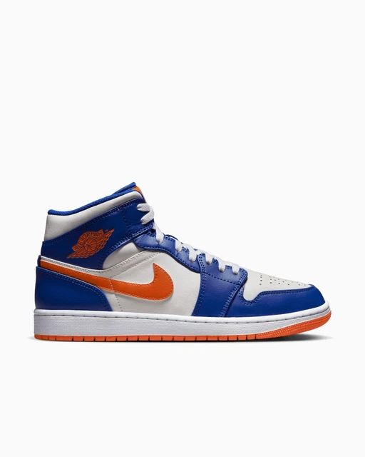 Scarpe Nike Air Jordan 1 Mid Uomo Fd1029 400 White Blue Red (2022) Originali