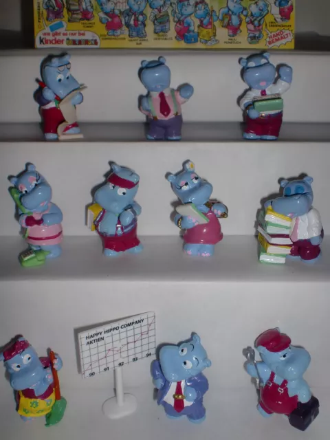 KPS - Figuren  >  Die Happy Hippo Company  1994  < (D) + alle 10 BPZ