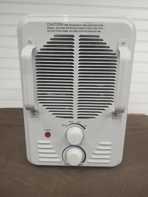 INTERTEK FAN FORCED Electric Utility Heater DQ1409 Black 1500 watts $24.99  - PicClick