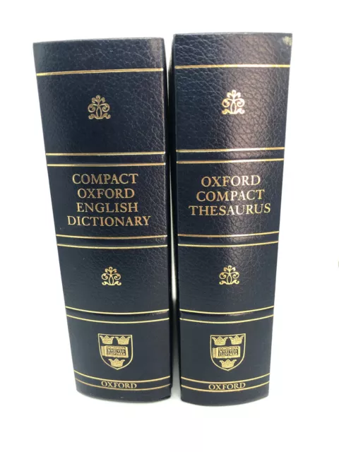 Compact Oxford English Dictionary And Thesaurus 2005 Third Edition