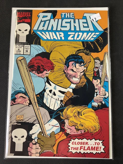 Marvel Comics The Punisher War Zone 4 June 1992 John Romita Jr🔮