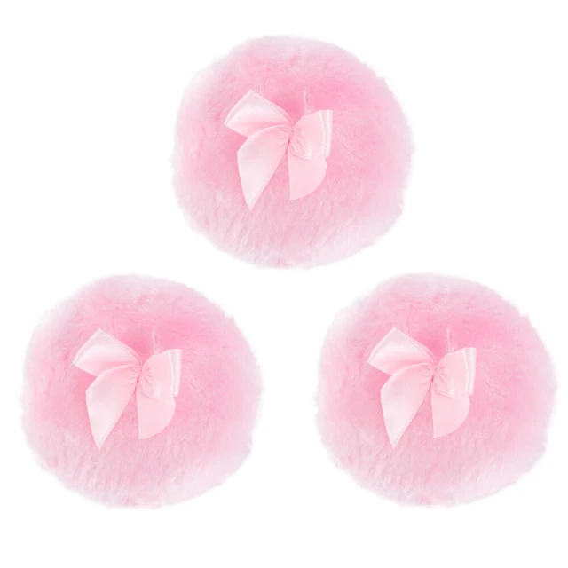 3 pz Powder Puff capelli lunghi talco polvere puff bambino calore pungente speciale P