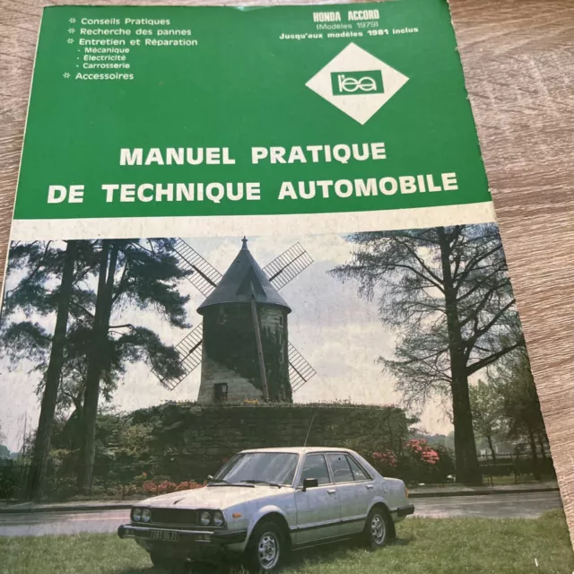 Revue Technique HONDA ACCORD 1.6 COUPE BERLINE 1979 1981