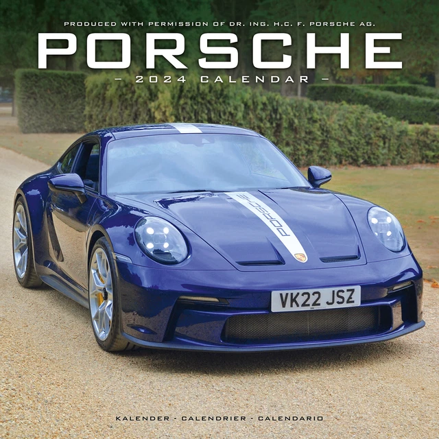 PORSCHE CALENDARIO 2024 Calendario Auto 15 SCONTO MULTI ORDINI! EUR 12