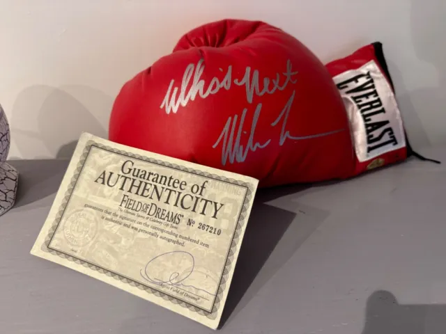 Mike Tyson Special Edition ‘Who’s Next’ 1/5 signed boxing glove