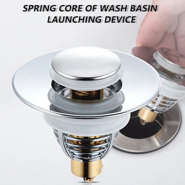 Lot De 2 Pièges à Cheveux Pour Évier - Filtre De Vidange Acier Inoxydable Amovible - Anti-bouchon Lavabo, Douche, Baignoire