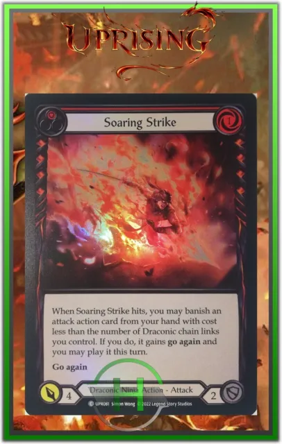 Soaring Strike Red Rainbow Foil - FAB:Uprising - UPR081 - Carte Anglaise