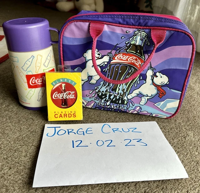 1994 Always Coca-Cola Playing Cards & 1996 Insulated Lunch Box With Thermo
