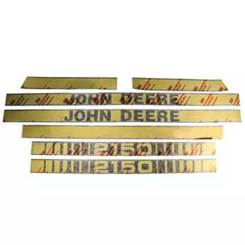 Tractor Decal Set Hood 2150 Yellow fits John Deere 2150 JD405