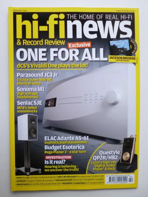 Revue Magazine Hifi Audiophile - Hi-Fi News - February 2018