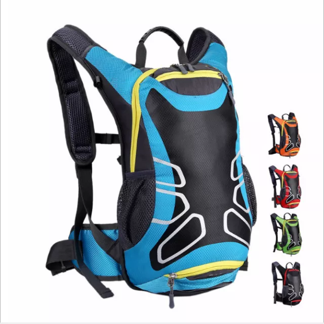 15L im Freien Fahrrad Radfahren MTB Rucksack Camping Helmtasche Wasserbeutel 2