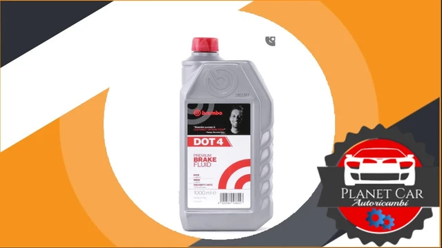 Oil Brakes Dot 4 BREMBO 1 Lt. Premium Brake Fluid Oil L04010