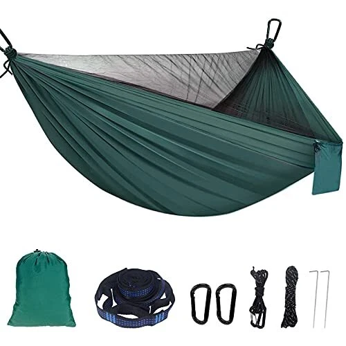 Hamac de Camping Sendowtek Hamac avec Moustiquaire 300 kg Capacité de Charge ...