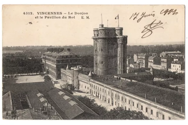 CPA 94 - VINCENNES (Val de Marne) - 4512. le Donjon et le Pavillon du Roi - E.M.