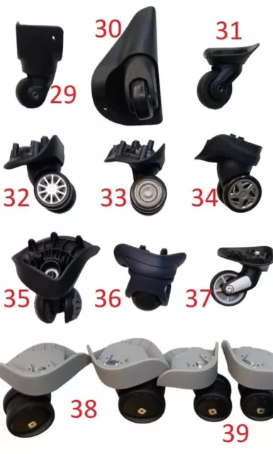 Luggage Replacement Wheels Suitcase Part Spinner Wheel Assorted Brands 3