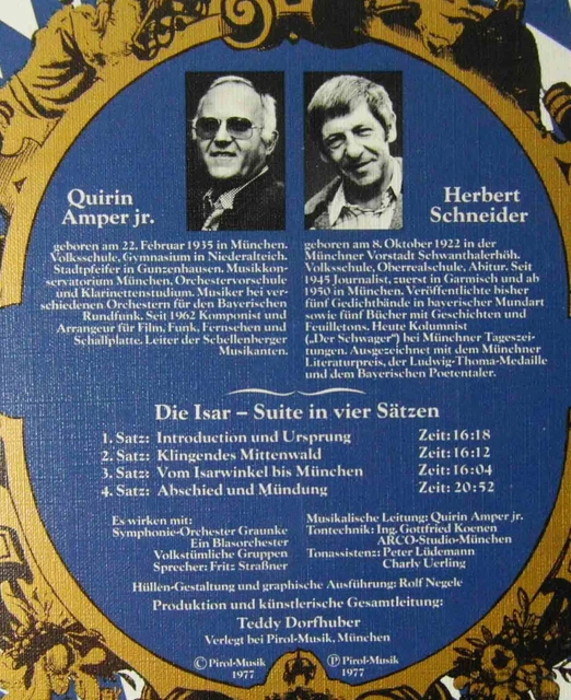 2LP QUIRIN AMPER jr. Die Isar Suite in vier Sätzen (Schariwari 25