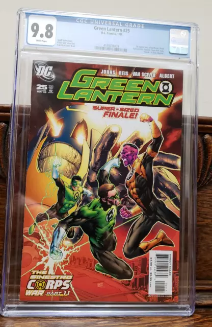 Green Lantern #25 CGC 9.8 White Pages First Larfleeze & Atrocitus Appearance 1st