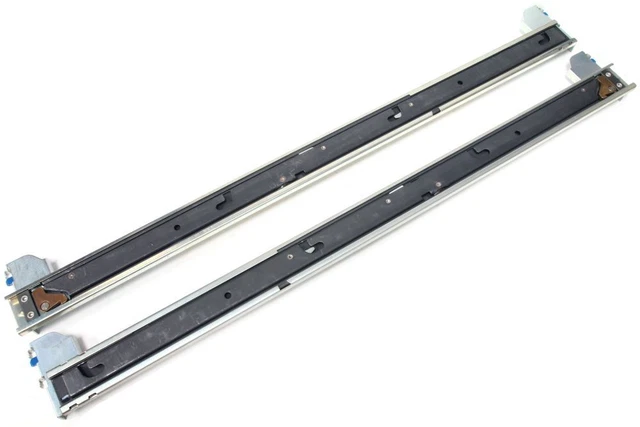 Slide Rack Mount Rails Shallow CHASSIS TRAK METAL Telescoping Slides Rack Mount Server Rails Kit ...