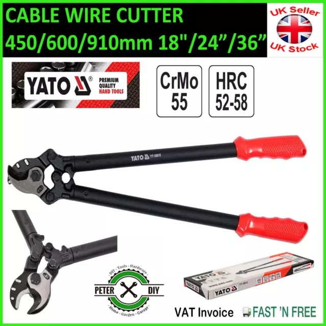 CABLE WIRE CUTTER Yato Professional HEAVY DUTY 450/600/910mm (18"/24"/36")