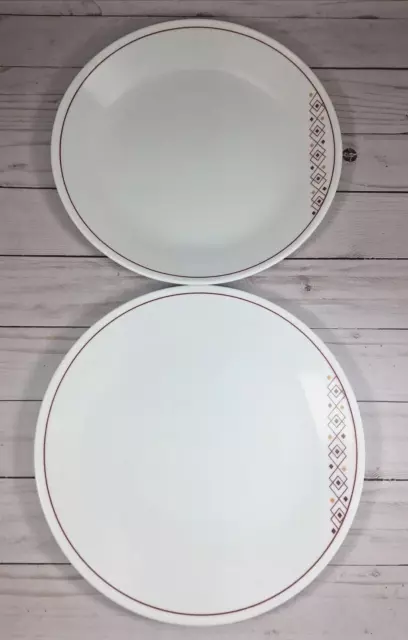 Corelle Fusion Chili Red Dinner Plate 10.25" (Lot of 2 Plates) New