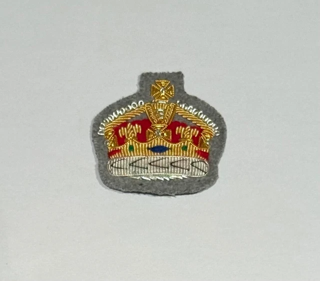 Badge FAD WO2 RQMS CIIIR Crown Warrant Officer In Wreath Number 2 Dress - Foto 6