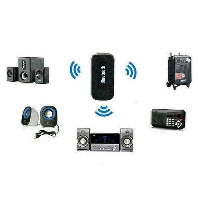 3.5mm AUX To USB Wireless Bluetooth Audio Stereo Car as Q1P5 Adapter Hot H7S1