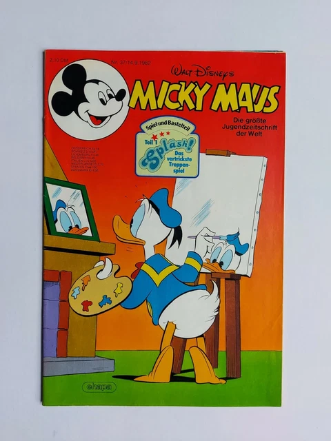 Ehapa - Micky Maus Nr. 37 / 14.09.1982 - Top Zustand / Z1 (mit Beilage)