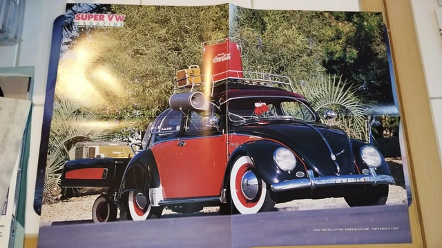 Poster Super VW magazine vintage affiche Volkswagen cox calendrier 2003