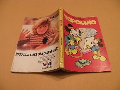 Topolino N° 1162 Originale Mondadori Disney Ottimo 1978 Bollini+Cedola