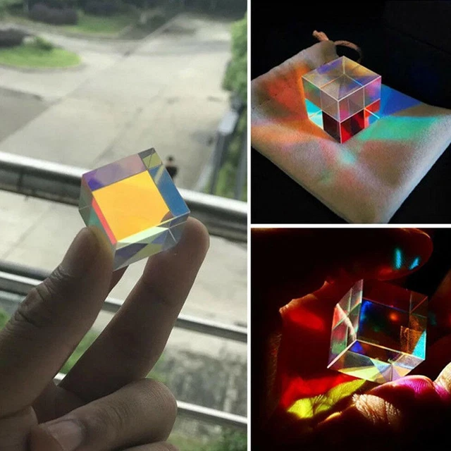 Optisches Glas X-Würfel Dichroitischer Würfel Prisma Linse Geklebte C7S9