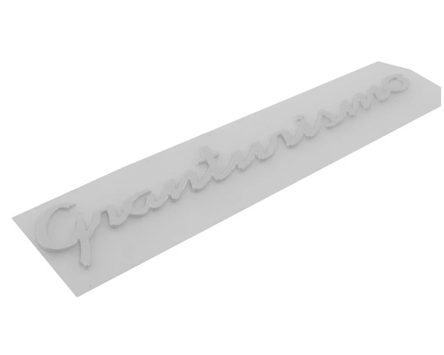 Autocollant inscription Granturismo chrome pour Vespa GT 125