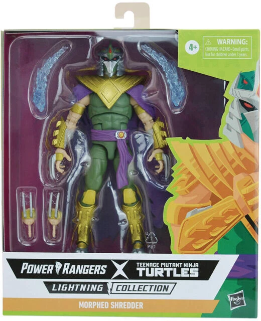 Hasbro Power Rangers Lightning Green Ranger Action Figure Morphed Shredder NEW