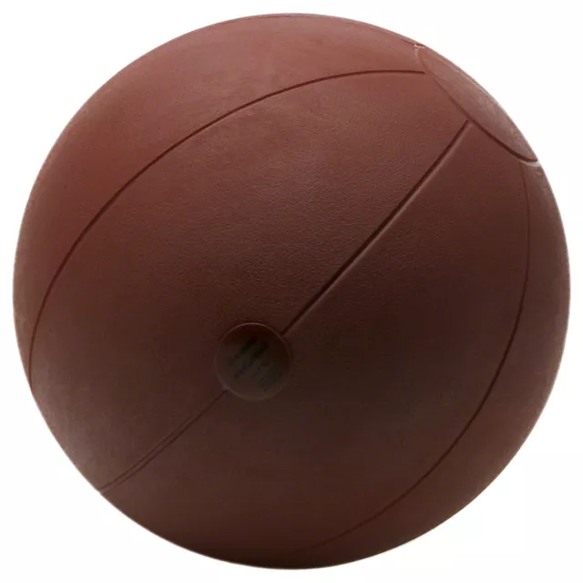 TOGU Medizinball Fitnessball Gewichtsball Rehaball aus Ruton 28 cm, 2 kg, BRAUN