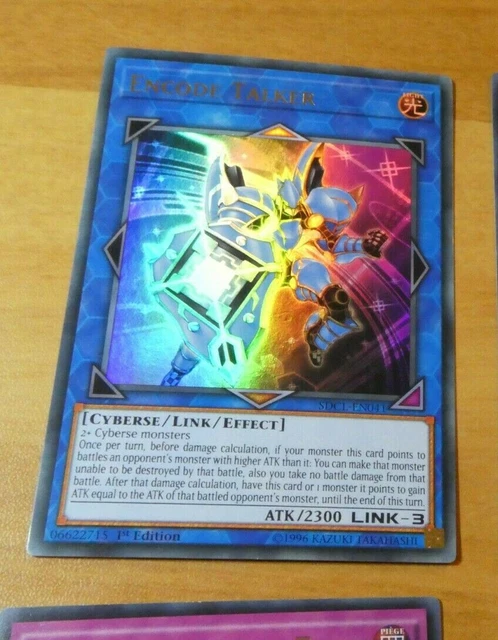 YUGIOH ENGLISH ULTRA RARE CARD SDCL-EN041 Encode Talker **
