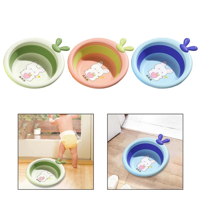 Baignoire Bébé Portable Avec Ventouses – Pour évier Ou Comptoir – Support Fesses Ergonomique – 30x52cm